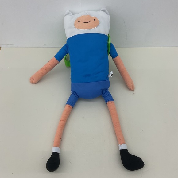 Large Cartoon Network Adventure Time Finn Character Plush Doll Toy Stuffed - Picture 1 of 5
